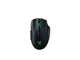 Razer Naga Pro - Ratón inalámbrico modular para juegos para juegos MMO, MOBA o FPS con paneles laterales intercambiables (HyperSpeed ​​Wireless, 19 + 1 botones programables)